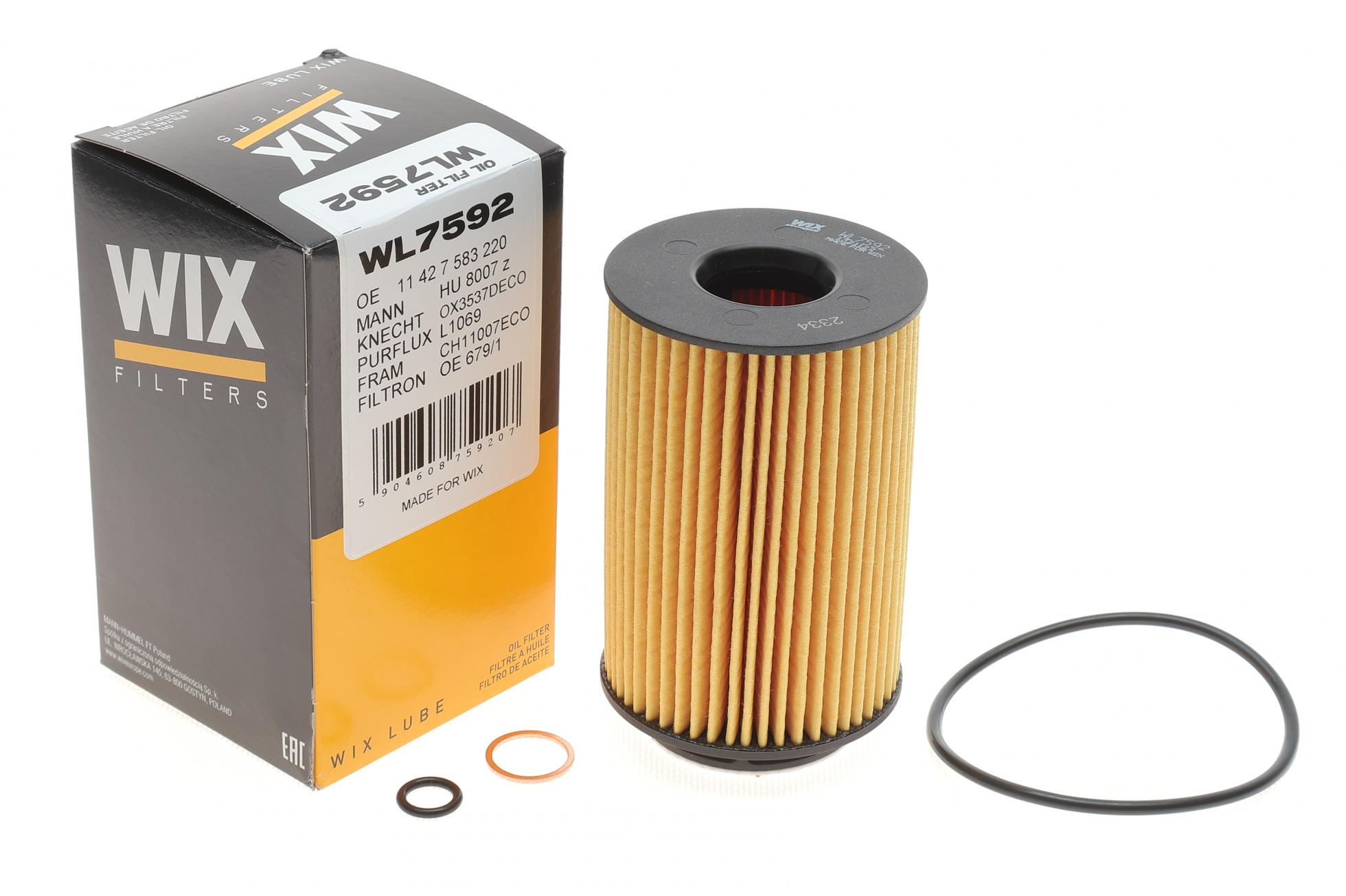 WL7592 WIX FILTERS